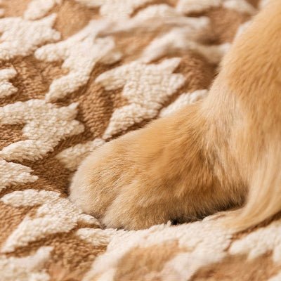 niche chien pied de poule douce