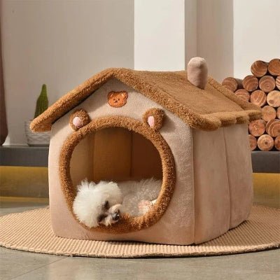 confortable niche pour chien interieur caniche