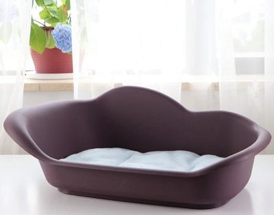 panier-chien-plastique-marron