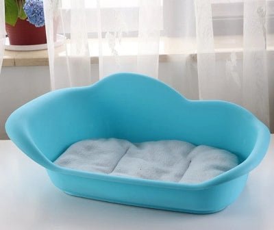 panier-chien-plastique-bleu