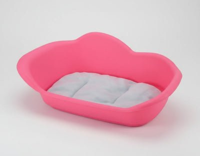 panier-chien-plastique-rose