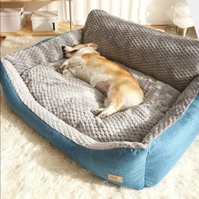 panier xxl pour chien spacynap bleu