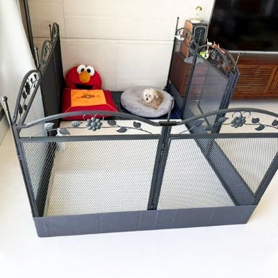 parc-pour-chien-modulaire-elegant