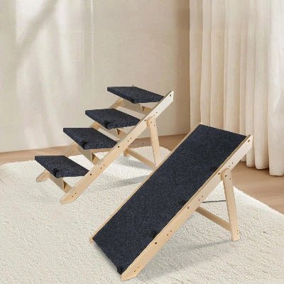 Rampe chien escalier 2 en 1