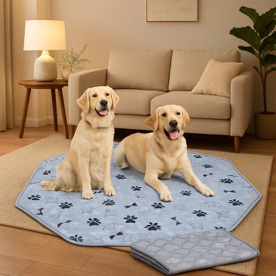 tapis absorbant chien octogonale